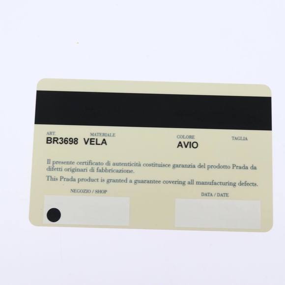 PRADA Hand Bag Nylon Blue Auth 80868 - Picture 12 of 16